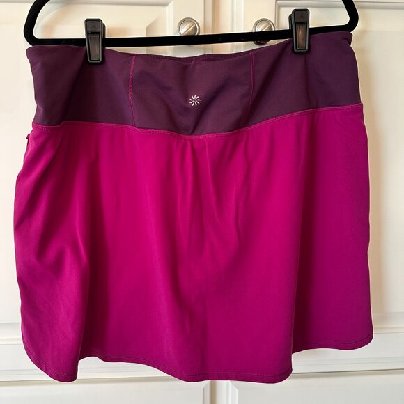 Athleta Fuchsia Fairway Golf Skort, Fuschia, #657539, Size XL - Picture 2 of 3